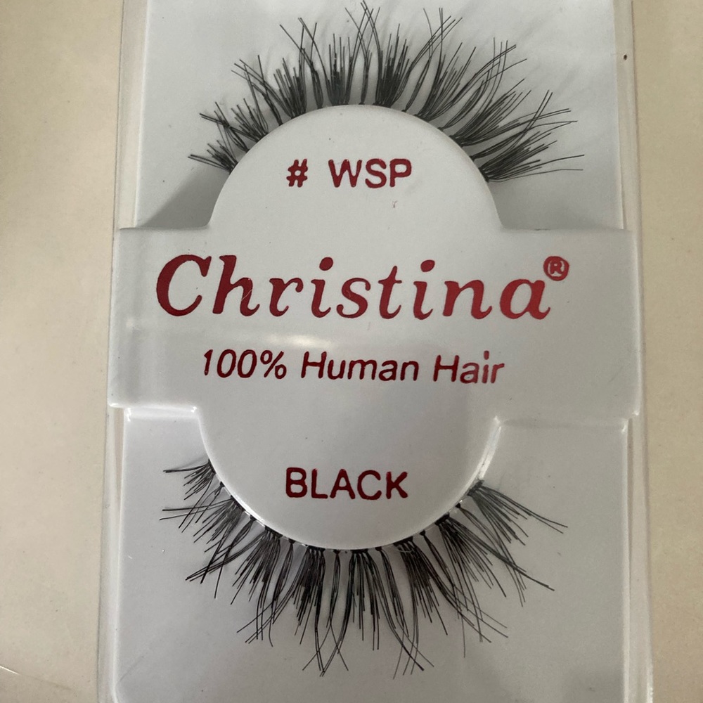 Christina black false eyelashes
